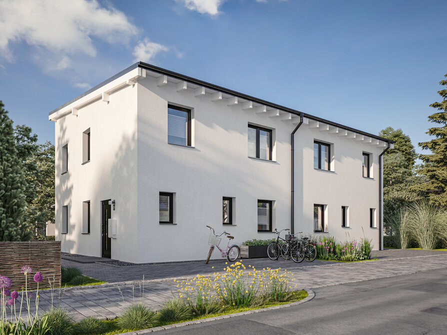 Doppelhaus Linz 110 mit Pultdach