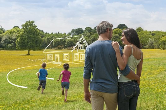 Hausbau-Grundstueck-Kampagnenmotiv